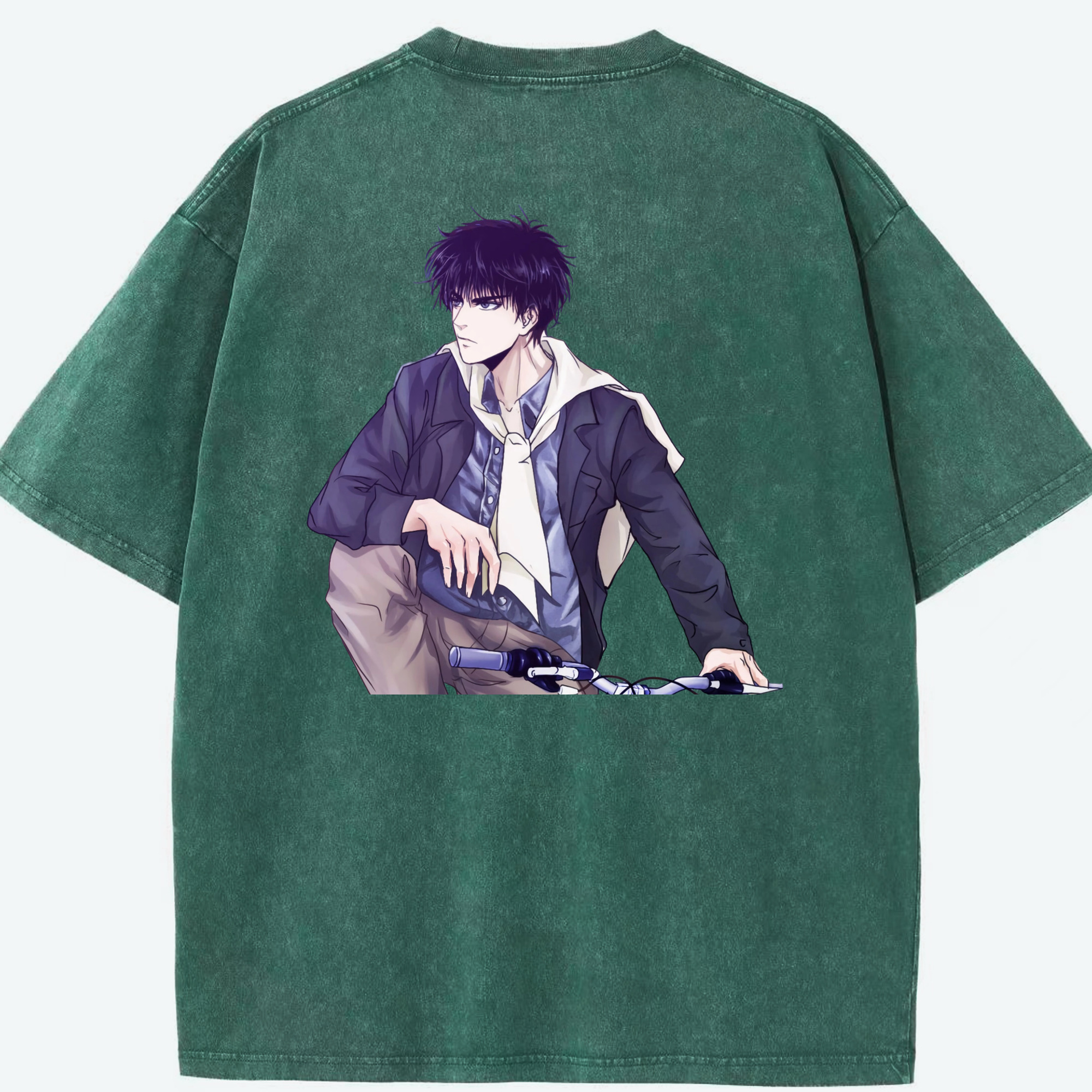 （画像用） SLAM DUNK／スラムダンク 綿100% ヴィンテージ風 半袖Tシャツ（背面プリント）